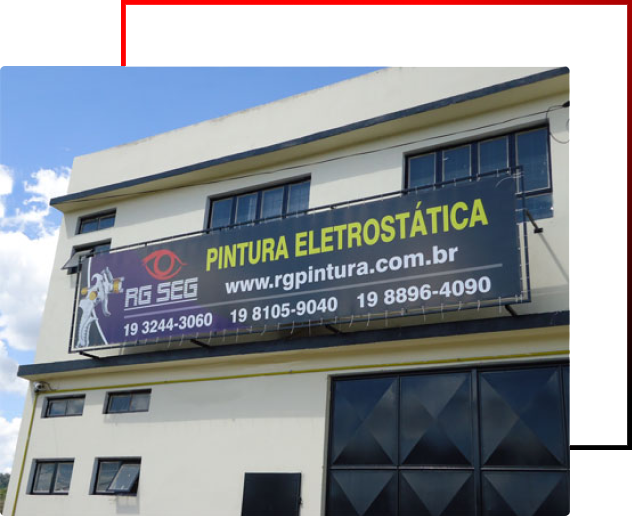 Fachada da Empresa - RG Pintura Eletrostática em Valinhos - SP